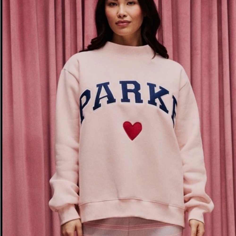 Parke Pink Heart Sweatshirt Valentine’s New Release